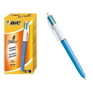 PENNA BIC 4 COLORI M - CF. DA 12