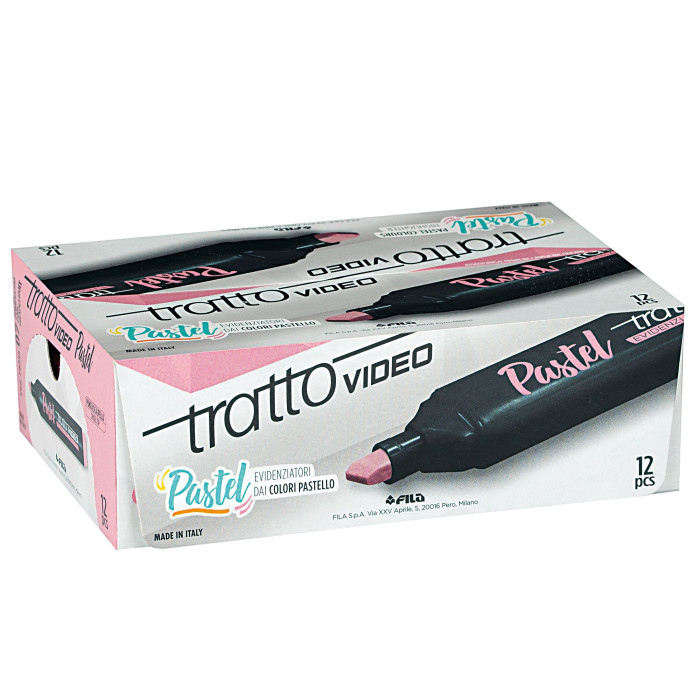 EVIDENZIATORE TRATTO VIDEO PASTEL ROSA POMPELMO COD. 833507