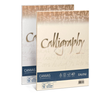 CALLIGRAPHY CANVAS 200 GR. A4 AVORIO 02 DA 50