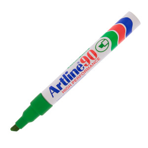 MARCATORE ARTLINE A 90 PERMANENTE PUNTA SCALPELLO VERDE COD. A90V