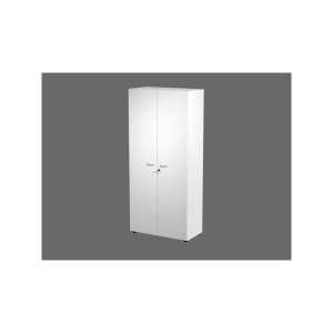 ARMADIO MODULARE A 2 ANTE ALTE 90X45,8CM - H200CM BIANCO