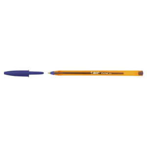 SCATOLA 50 PENNA SFERA CRISTAL  FINE 0,8MM BLU BIC COD. 872730