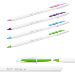 PENNA SFERA CRISTAL  UP - SC. DA 20 MEDIO 1,2MM FUN BIC COD. 950446