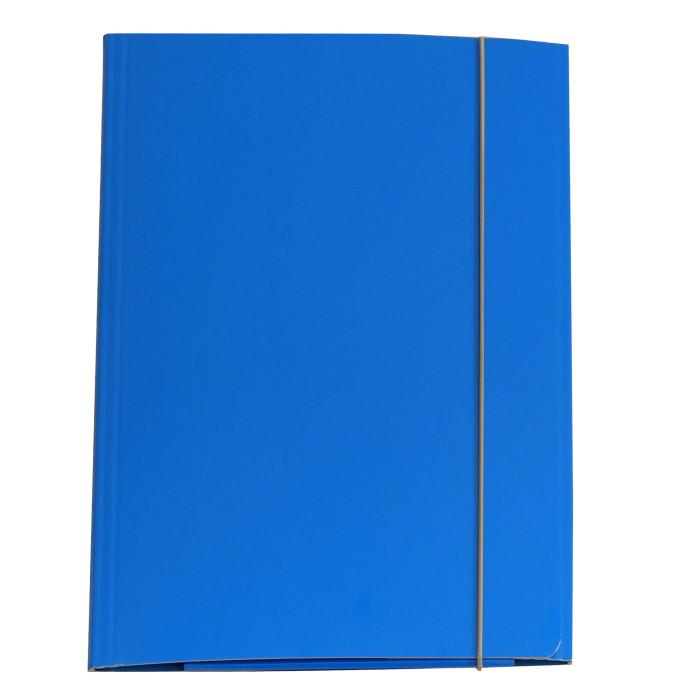 CARTELLINA CON ELASTICO 32PL 25X34CM AZZURRO COD. CG0032LBXXXAE06