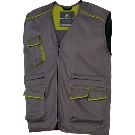 DELTAPLUS - M6GILGRGT - Gilet da lavoro m6gil grigio/verde tg. L panostyle  - 3295249151591