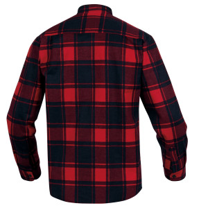 CAMICIA DA LAVORO RUBY IN FLANELLA DI COTONE TG. L ROSSO NERO COD. RUBYROGT