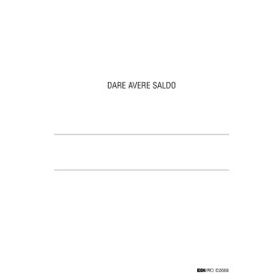 REGISTRO DARE/AVERE/SALDO 24X17 100PAG. E2689 COD. E2689