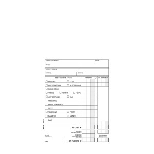 BLOCCO 25 BUSTE NOTA SPESE 28X15CM E5777 EDIPRO COD. E5777