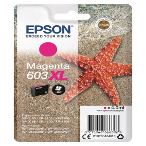 CARTUCCIA DI INCHIOSTRO EPSON MAGENTA SERIE 603XL STELLA MARINA COD. C13T03A34010