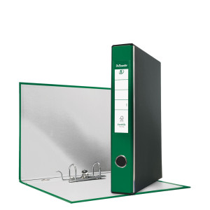 REGISTRATORE EUROFILE G52 VERDE DORSO 5CM F.TO COMMERCIALE ESSELTE COD. 390752180