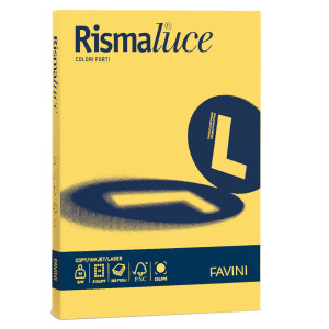 CARTA RISMALUCE 90GR A4 300FG GIALLO SOLE 53 FAVINI COD. A66B304