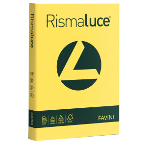 CARTA RISMALUCE 90GR A4 300FG GIALLO SOLE 53 FAVINI COD. A66B304