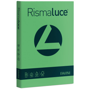 CARTA RISMALUCE 90GR A4 300FG VERDE 60 FAVINI COD. A66D304