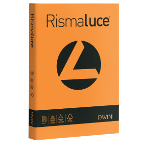 CARTA RISMALUCE 90GR A4 300FG ARANCIO 56 FAVINI COD. A66E304