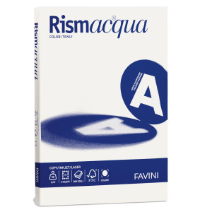 CARTA RISMACQUA STANDARD A4 90GR 300FG AVORIO 110 FAVINI COD. A66Q304