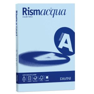 CARTA RISMACQUA STANDARD A4 90GR 300FG CELESTE 08 FAVINI COD. A66T304