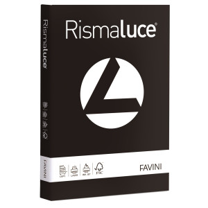 CARTA RISMALUCE 200GR A3 125FG NERO 63 FAVINI COD. A67A133