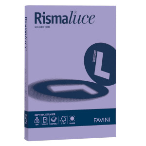 CARTA RISMALUCE 200GR A4 125FG VIOLA 49 FAVINI COD. A67J104