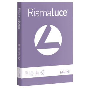 CARTA RISMALUCE 200GR A4 125FG VIOLA 49 FAVINI COD. A67J104