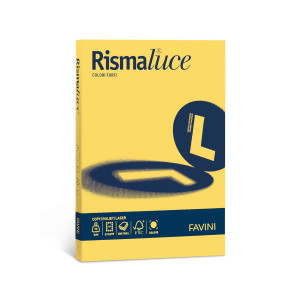 CARTA RISMALUCE SMALL A4 200GR 50FG GIALLO SOLE 53 FAVINI COD. A69B544