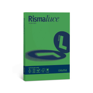 CARTA RISMALUCE SMALL A4 200GR 50FG VERDE 60 FAVINI COD. A69D544