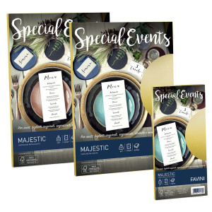 CARTA METALLIZZATA SPECIAL EVENTS A4 10FG 250GR ORO FAVINI COD. A69H174