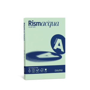 CARTA RISMACQUA SMALL A4 90GR 100FG VERDE CHIARO 09 FAVINI COD. A69P144