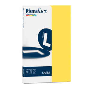 CARTA RISMALUCE SMALL A4 200GR 50FG MIX 5 COLORI FAVINI COD. A69X504