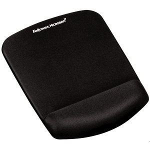 MOUSEPAD CON POGGIAPOLSI IN FOAMFUSION MICROBAN PLUSTOUCH NERO FELLOWES COD. 9252003