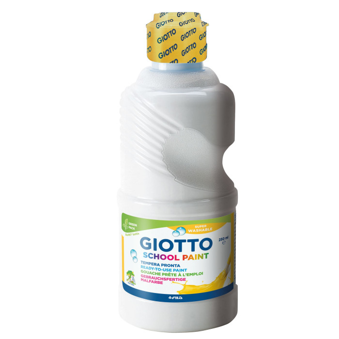 Tempera pronta - 250ml - bianco - Giotto 530801