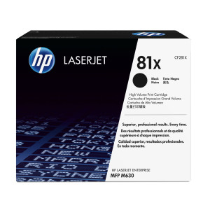 CARTUCCIA DI STAMPA HP 81X NERO ALTA CAPACITA COD. CF281X