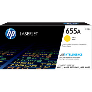 TONER GIALLO HP 655A COLOR LASERJET ENTERPRISE SERIE M652-M653-M681-M683 COD. CF452A