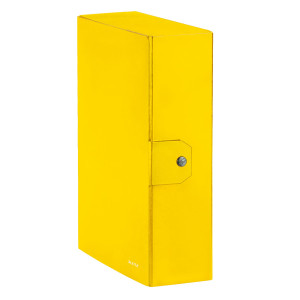 SCATOLA PROGETTO WOW DORSO 10CM GIALLO LEITZ COD. 39680016