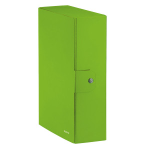 SCATOLA PROGETTO WOW DORSO 10CM VERDE LIME LEITZ COD. 39680054 CONFEZIONE DA 5