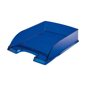 VASCHETTA PORTACORRISPONDENZA STANDARD PLUS BLU TRASP. LEITZ COD. 52260039 CONFEZIONE DA 5