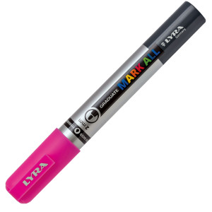 MARCATORE GRADUATE MARK ALL PUNTA TONDA ROSA FLUO LYRA COD. L6820328