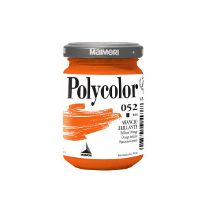 COLORE VINILICO POLYCOLOR VASETTO 140 ML ARANCIO BRILLANTE MAIMERI COD. M1220052