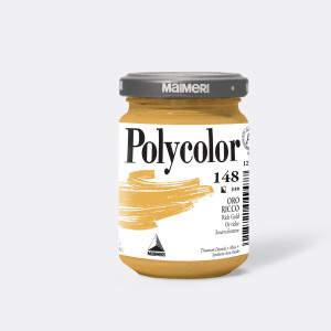 COLORE VINILICO POLYCOLOR VASETTO 140 ML ORO RICCO MAIMERI COD. M1220148