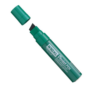 MARCATORE N50 EXTRA LARGE VERDE PUNTA A SCALPELLO 8-15,4MM PENTEL COD. N50XL-D