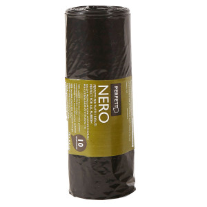 10 SACCHI RIFIUTI 70X110CM-110LT 20MIC NERO CLASSIC COD. 0360