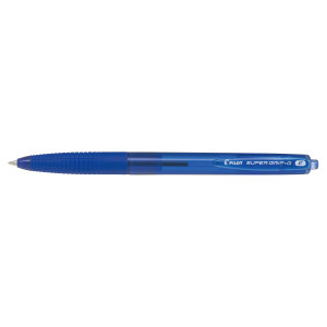 PENNA A SCATTO SUPERGRIP G PUNTA 0,7MM BLU PILOT COD. 001639 CONFEZIONE DA 12