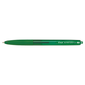 PENNA A SCATTO SUPERGRIP G PUNTA 0,7MM VERDE PILOT COD. 001641 CONFEZIONE DA 12