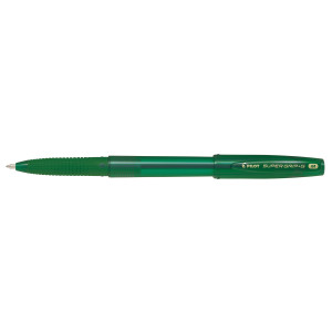 PENNA A SFERA SUPERGRIP G CON CAPPUCCIO PUNTA 1,00MM VERDE PILOT COD. 001663 CONFEZIONE DA 12