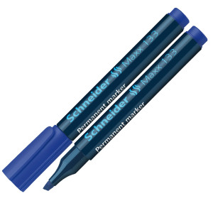 MARCATORE MAXX 133 PERMANENTE PUNTA SCALPELLO BLU SCHNEIDER COD. P113303 CONFEZIONE DA 10