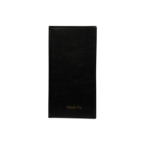 PORTACONTO 23,7X12,5CM NERO IN PVC BASIC CON 4+2 BUSTE FISSE COD. MC-BRBP-BL