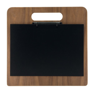 PORTA MENU' CHOPPING BOARD IN LEGNO CON ANELLI 32,7X30CM SECURIT COD. MC-WALA4-CH