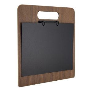 PORTA MENU' CHOPPING BOARD IN LEGNO CON ANELLI 32,7X30CM SECURIT COD. MC-WALA4-CH