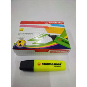 EVIDENZIATORE STABILO BOSS GIALLO 70/24 COD. 70/24 CONFEZIONE DA 10