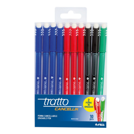 TRATTO Cancellik Penna cancellabile stick, Fusto in colori