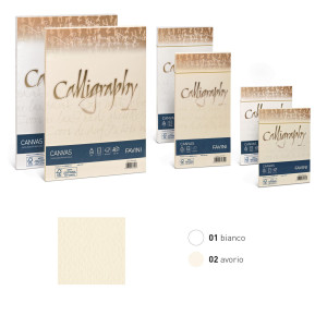 CALLIGRAPHY CANVAS 100 GR. A4 BIANCO 01